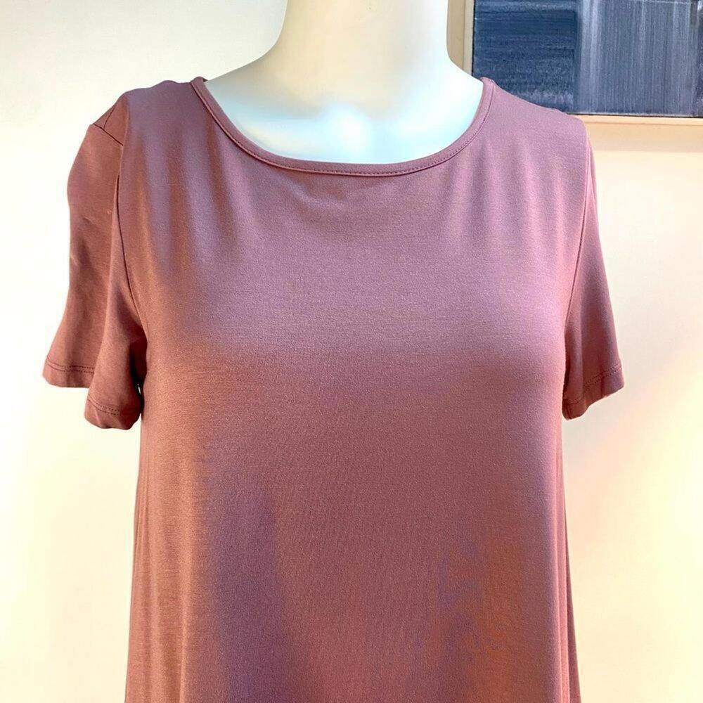 NWT FOREVER 21 T-Shirt Dress Dusty Rose Size S - Picture 4 of 9